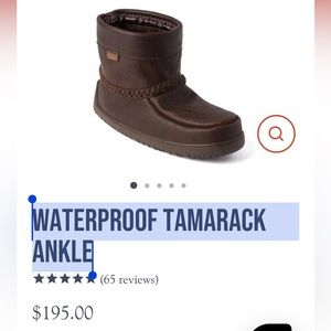 Manitoba mukluks, waterproof tamarack ankle, W size 11, only worn twice!